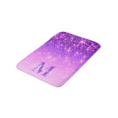 Violet Paarse Glitter Badmat (Gekanteld)