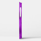 Violet paarse velvet capitone textiel background Case-Mate iPhone case (Achterkant / Links)