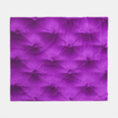 Violet paarse velvet capitone textiel background fleece deken (Voorkant (Horizontaal))