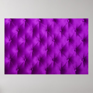 Violet paarse velvet capitone textiel background poster
