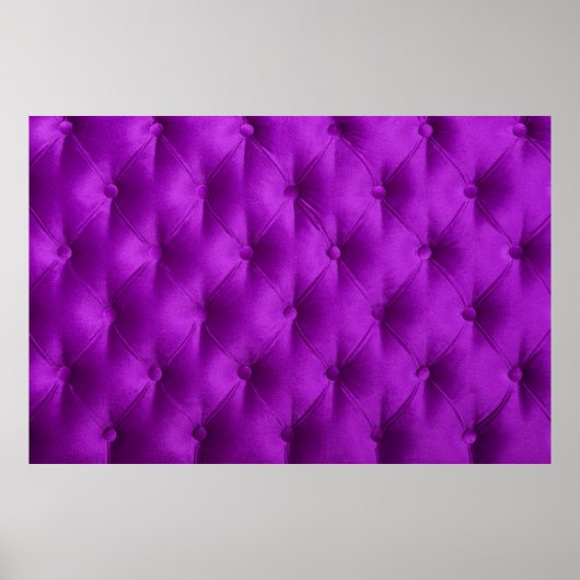 Violet paarse velvet capitone textiel background poster (Voorkant)