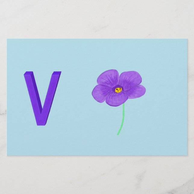Violet papier (Voorkant)
