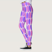 Violet Pattern Colorful Shapes Leggings (Links)