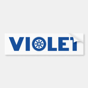Violet Petrol Head Bumpersticker