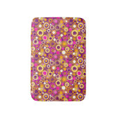 Violet Polka Dot Pattern Badmat (Voorkant Verticaal)