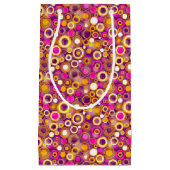 Violet Polka Dot Pattern Klein Cadeauzakje (Voorkant)