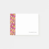 Violet Polka Dot Pattern Post-it® Notes (Voorkant)