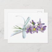 Violet Post Card Briefkaart (Voorkant / Achterkant)