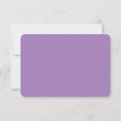 Violet Pourpre RSVP sans envoyer de siège réservé (Dos)