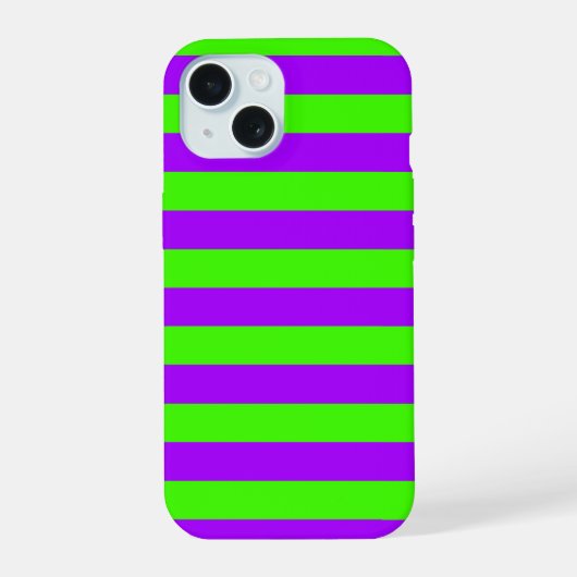 Violet Psychédélique Électrique Et Vert Arlequin (Verso)