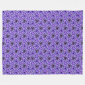 Violet Pulse Fleece Deken (Voorkant (Horizontaal))
