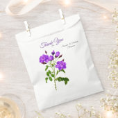 Violet Purplish-Rozen op Magenta-Pink Silk Bedankzakje (Geknipt)