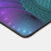 Violet rencontre Turquoise moderne art fractal abs (Coin)