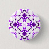 Violet Ronde Button 3,2 Cm (Voorkant)