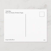 Violet Roos Feestdagenkaart (Achterkant)