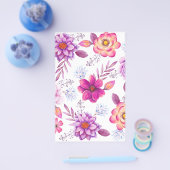 Violet roos flyer (Enkel)