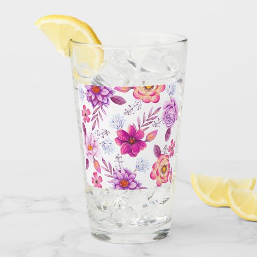 Violet roos glas (Voorkant ijs)