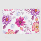 Violet roos golfhanddoek (Horizontaal)