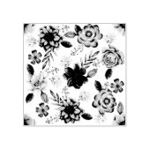 Violet roos 	rubberstempel (Afrduk)