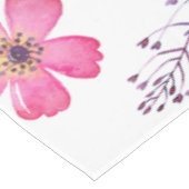 Violet roos tafelkleed (Gekanteld)