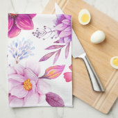 Violet roos theedoek (Quarter Fold)