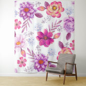 Violet roos wandkleed (In situ)