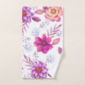 Violet rose (Serviette à main)