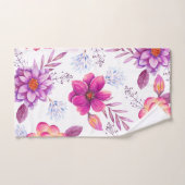 Violet rose (Serviette à main)