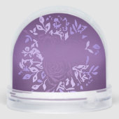 Violet Rose Sneeuwbol (Achterkant)