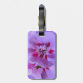 Violet Roze Abstracte Hibiscus Flower Bagagelabel (Achterkant verticaal)