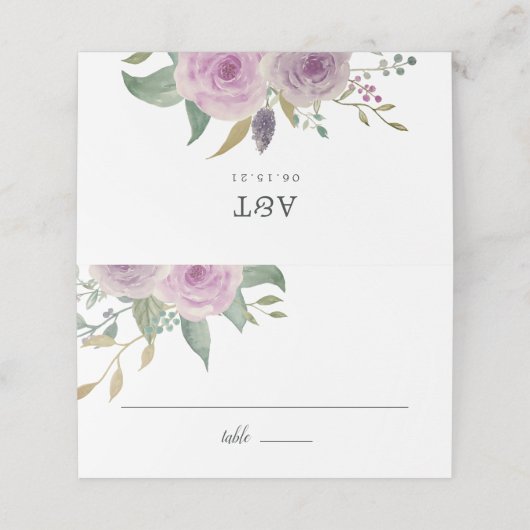 Violet & Sage (Buitenkant ongevouwen)