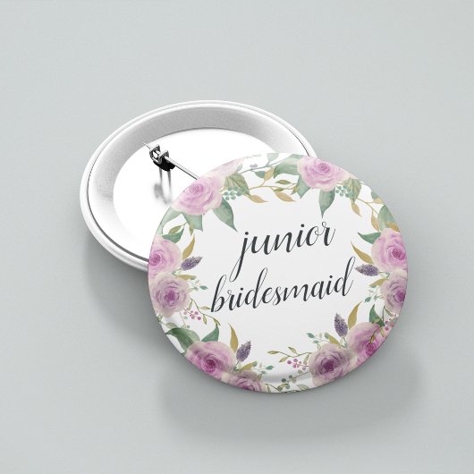 Violet & Sage Junior Bridesmaid Ronde Button 5,7 Cm