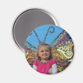 Violet (schaapachtige) vlindermagneet magneet (Voorkant / Achterkant)