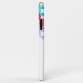 Violet Sinaasappel Roze Aqua Midcentury Circles Pa Case-Mate iPhone Case (Achterkant/rechts)