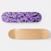 Violet Skateboard Violet Flowers Spring Paars (Horizontaal)