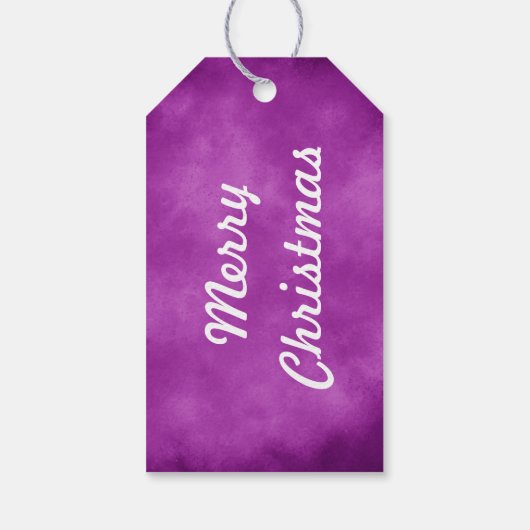 Violet Sky Storm Cloud Cadeaulabel (Achterkant)