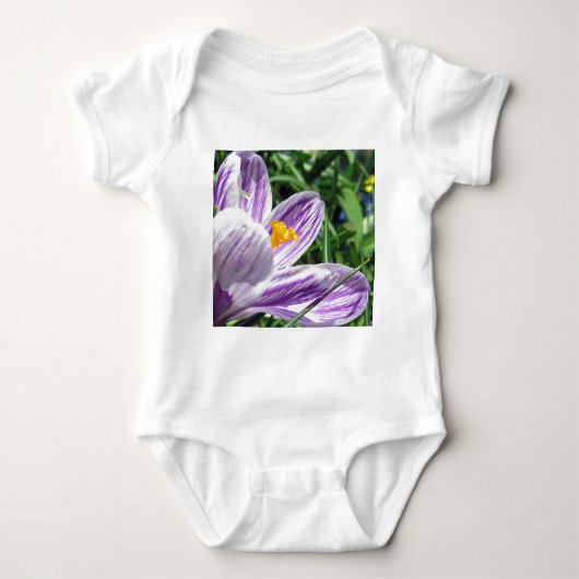 Violet Spring Crocus Romper (Voorkant)