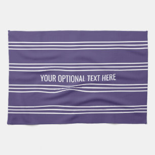 Violet Stripes keukenhanddoek