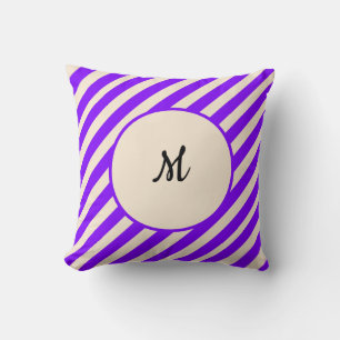 Violet Stripes Kussen