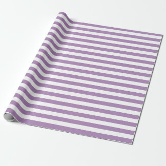 Violet Stripes Wrapping Paper Cadeaupapier