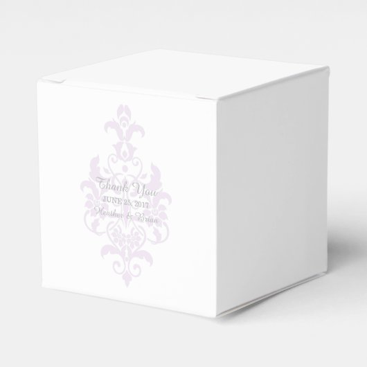 Violet subtil Ballotins Damask (Verso)