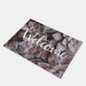 Violet Succulent Delight Deurmat (Schuin)