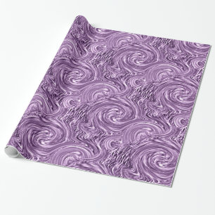 Violet Swirl Wrapping Paper Cadeaupapier