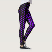 Violet Techno Dot Pattern Leggings (Rechts)