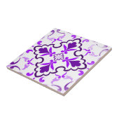 Violet Tegeltje (Zijkant)