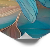 Violet Throated Songbird Fantasy Bird Poster (Hoek)