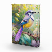 Violet Tufted Jay Fantasy Bird Fotoblokken (Rechts)