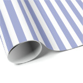 Violet Tulp & White Striped Pattern Cadeaupapier (Rol Hoek)