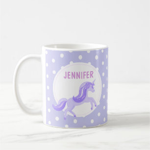 Violet Unicorn Mug pour enfants