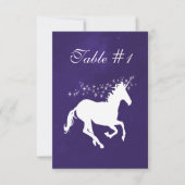 Violet Unicorn Weddenschappen Kaart (Voorkant)